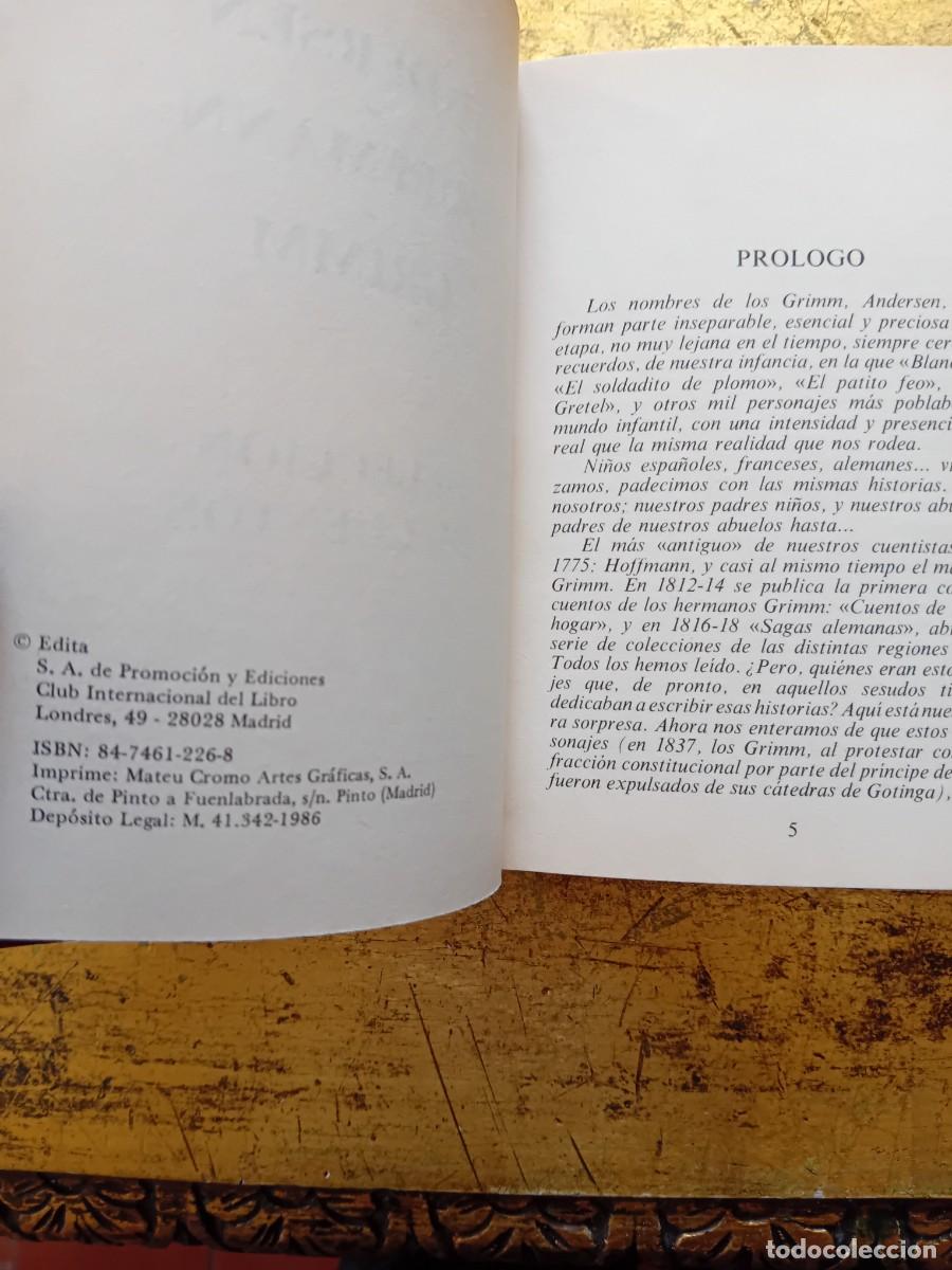 Libros de segunda mano: Andersen Grimm y Hoffmann, cuentos 1986 - Foto 3