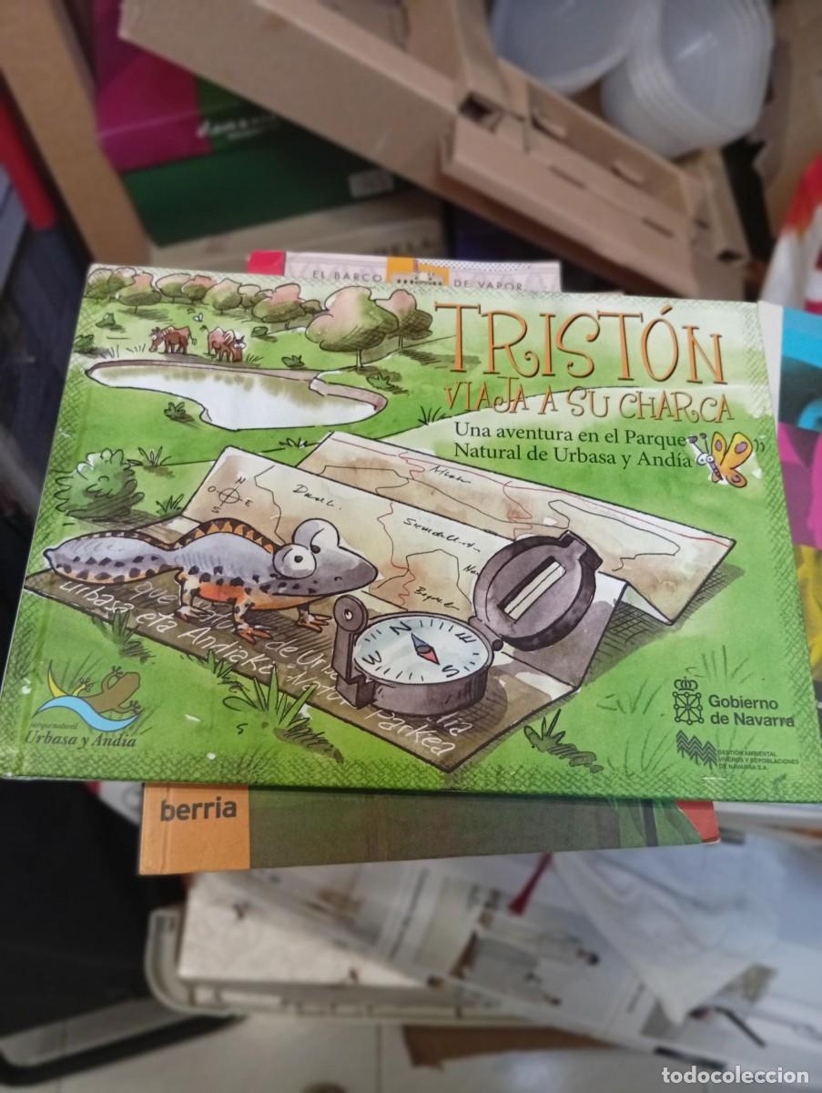 Libros de segunda mano: triston viaja a su charca/triston bere urmalera doa una aventura en el parque nat. de urbasa y andia