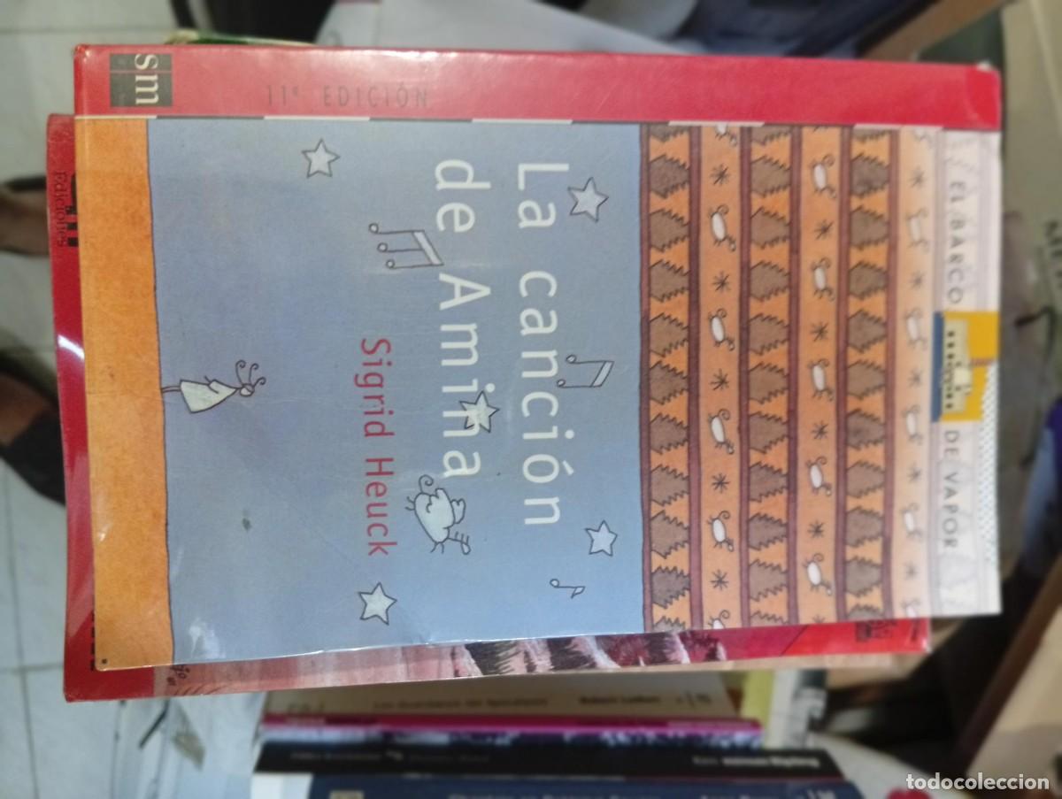 Libros de segunda mano: la cancion de amina de sigrid heulk forrado en plastico