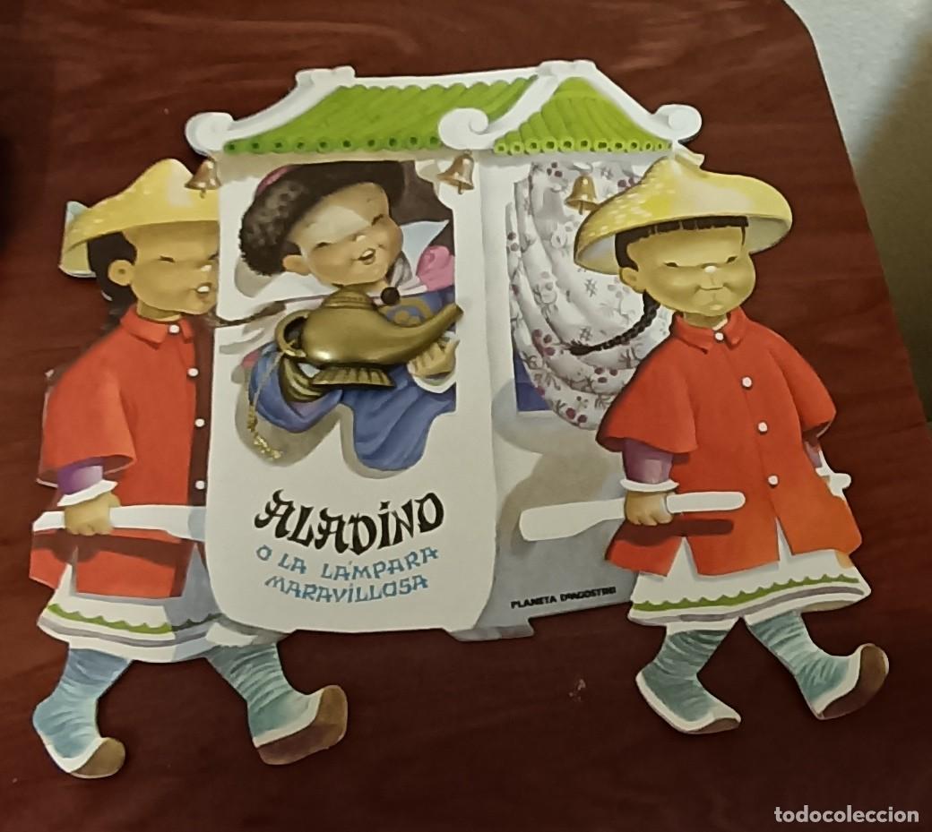 Libros de segunda mano: CUENTO TROQUELADO ALADINO O LA L&Aacute;MPARA MARAVILLOSA DIBUJOS JUAN FERR&Aacute;NDIZ TEXTO SEZA PLANETA 2009