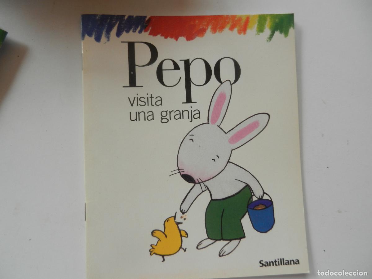Libros de segunda mano: PEPO VISITA UNA GRANAJA , CUADERNILLO SANTILLANA ,2002 &bull; ILUS. Teresa Novoa EDUCACION INFANTIL