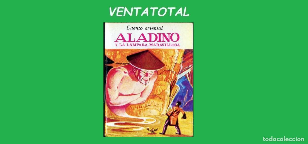 Libros de segunda mano: A&Ntilde;O1982 MINI LIBRO ( ALADINO Y LA LAMPARA ) MIDE 8,1 CENTIMETRO DE ALTO X6,2 CENTIMETROS DE ANCHO