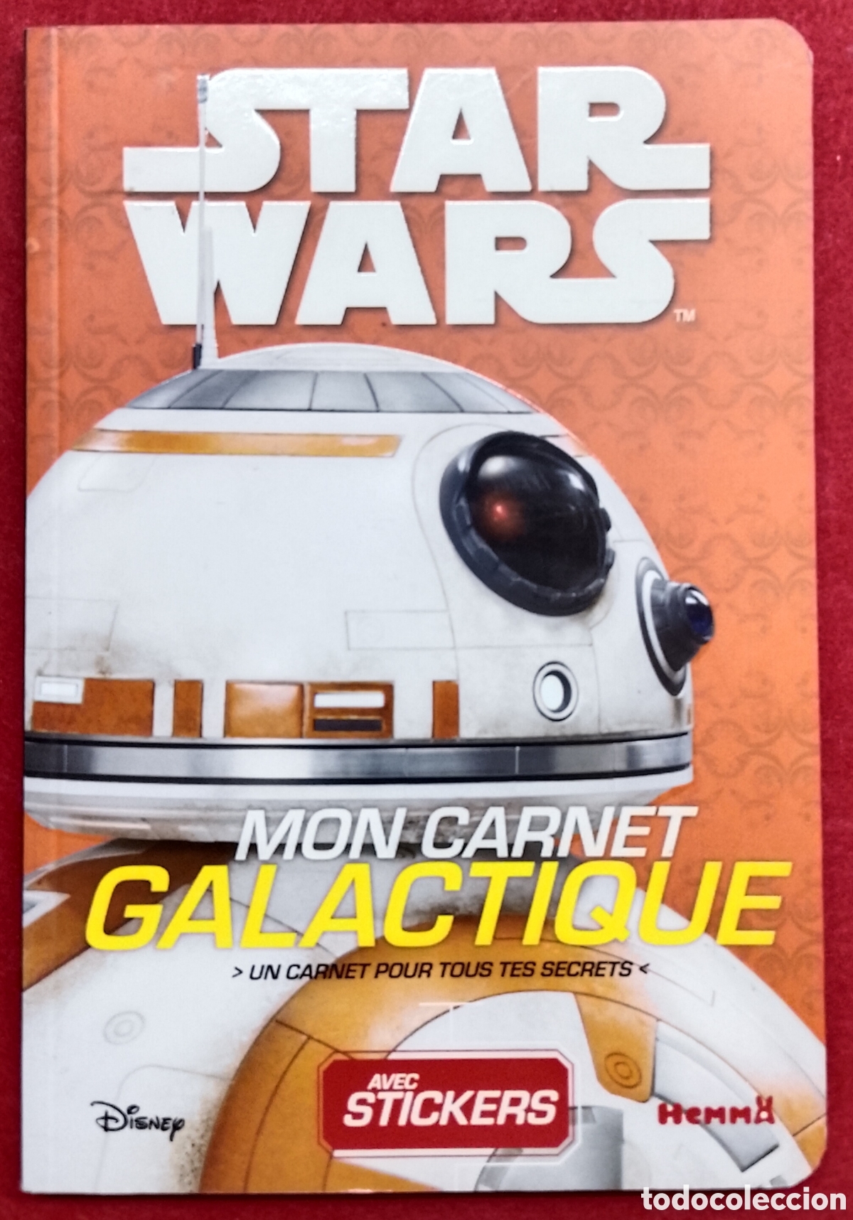 Libros de segunda mano: Libro Diario Secreto / Diario &iacute;ntimo Infantil - Disney Star Wars: Mon Carnet Galactique