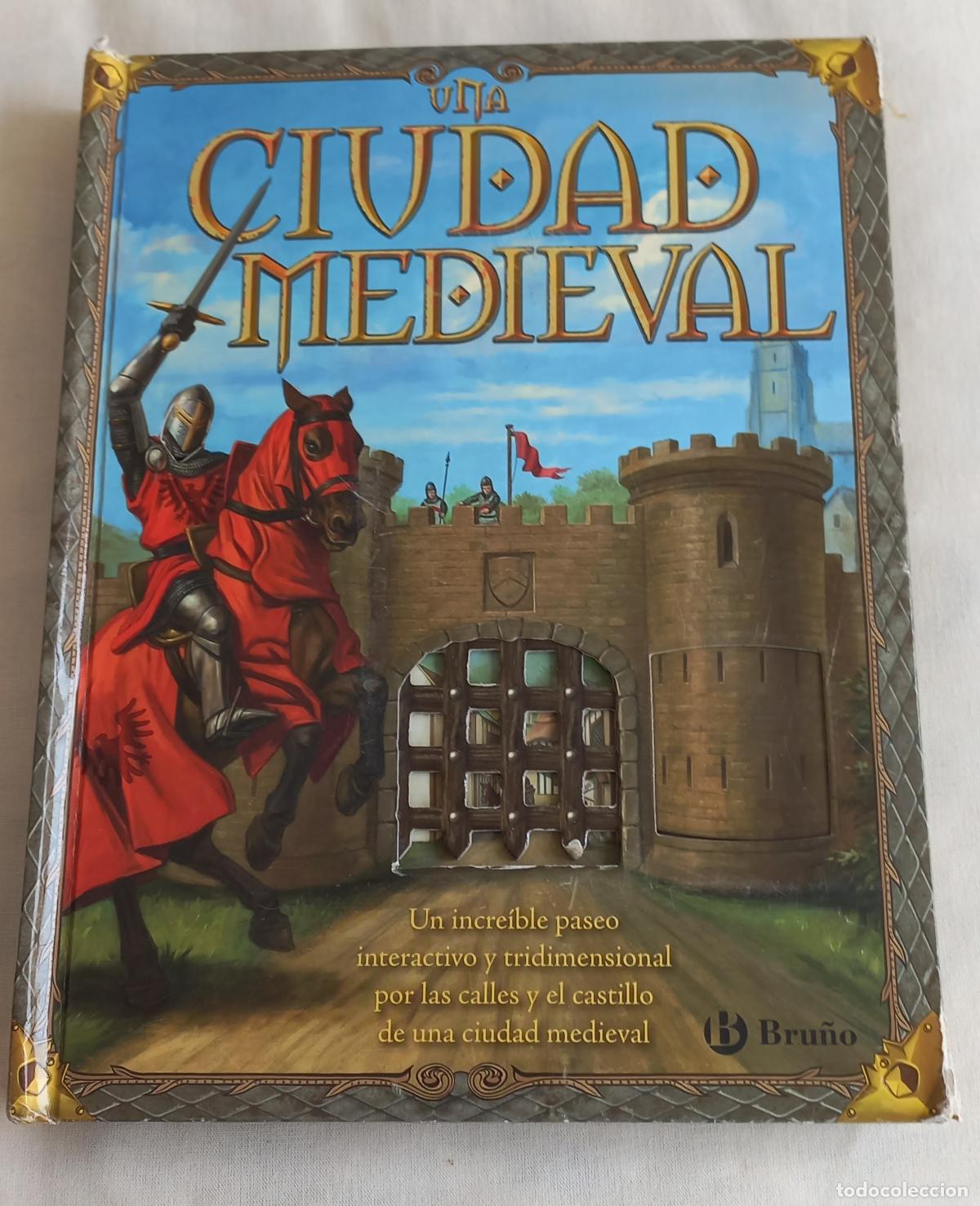 Libros de segunda mano: UNA CIUDAD MEDIEVAL, PASEO INTERACTIVO Y TRIDIMENSIONAL CALLES Y CASTILLO, BRU&Ntilde;O 2009, 3D POP-UP