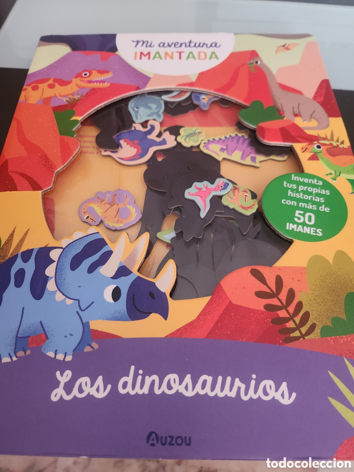 Libros de segunda mano: MI AVENTURA IMANTADA. LOS DINOSAURIOS 50 imanes