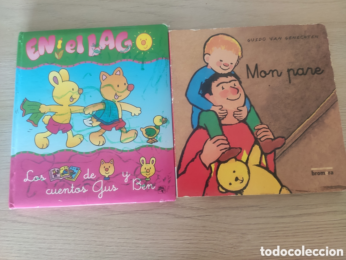 Libros de segunda mano: Conte infantil Mon pare - Guido van Genechten (Bromera, tot cartr&oacute;)