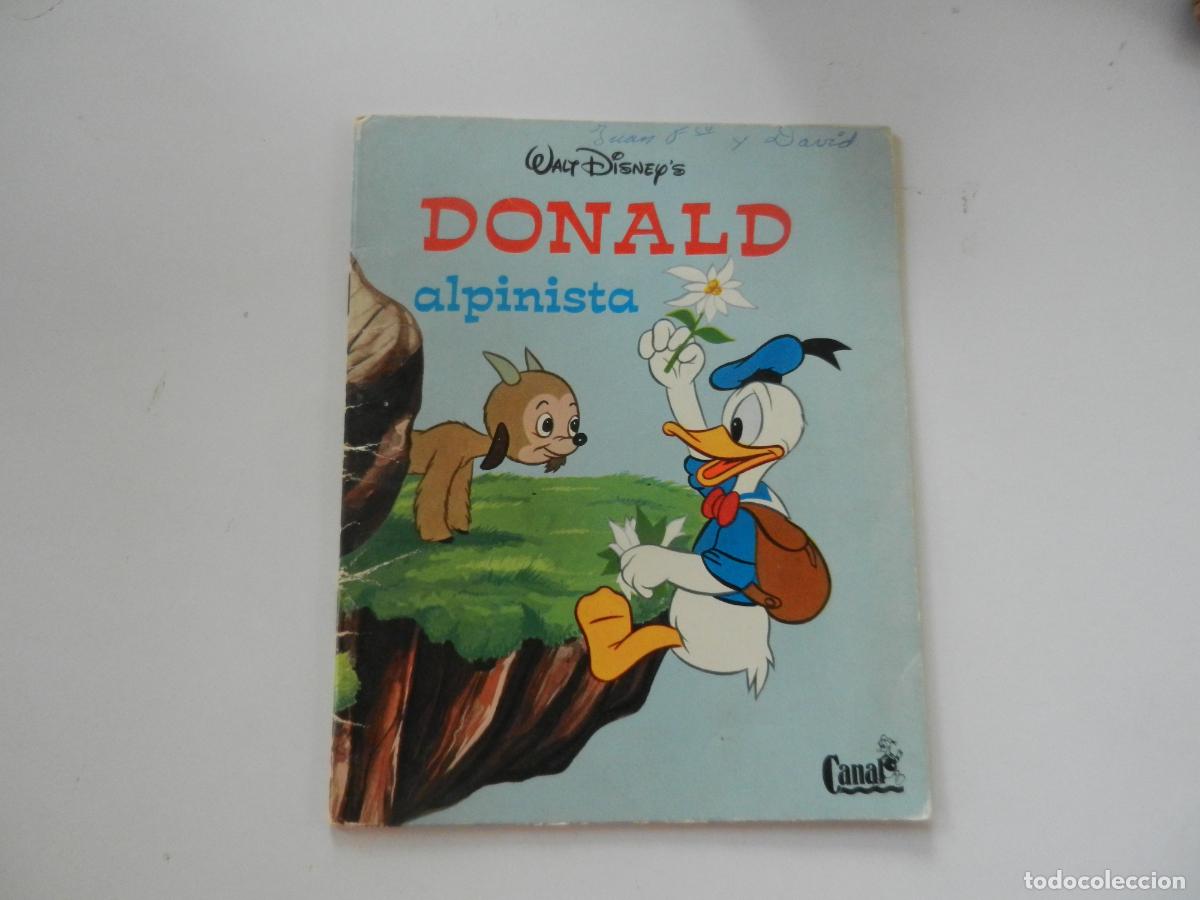 Libros de segunda mano: DONALD ALPINISTA - CANAL - PEQUE&Ntilde;OS LIBROS DE PLATA N&ordm; 7 - WALT DISNEY 1981.