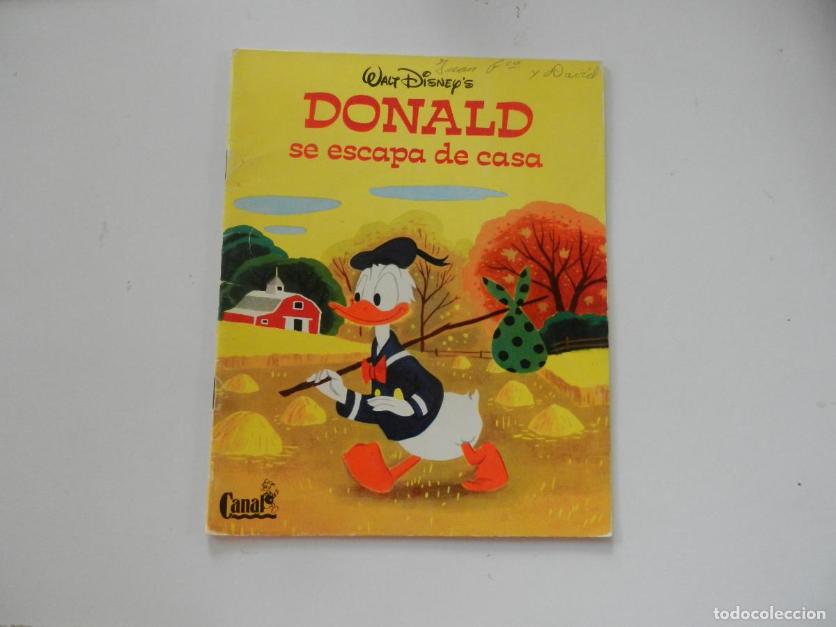 Libros de segunda mano: DONALD SE ESCAPA DE CASA - CANAL - PEQUE&Ntilde;OS LIBROS DE PLATA N&ordm; 4 - WALT DISNEY 1981.