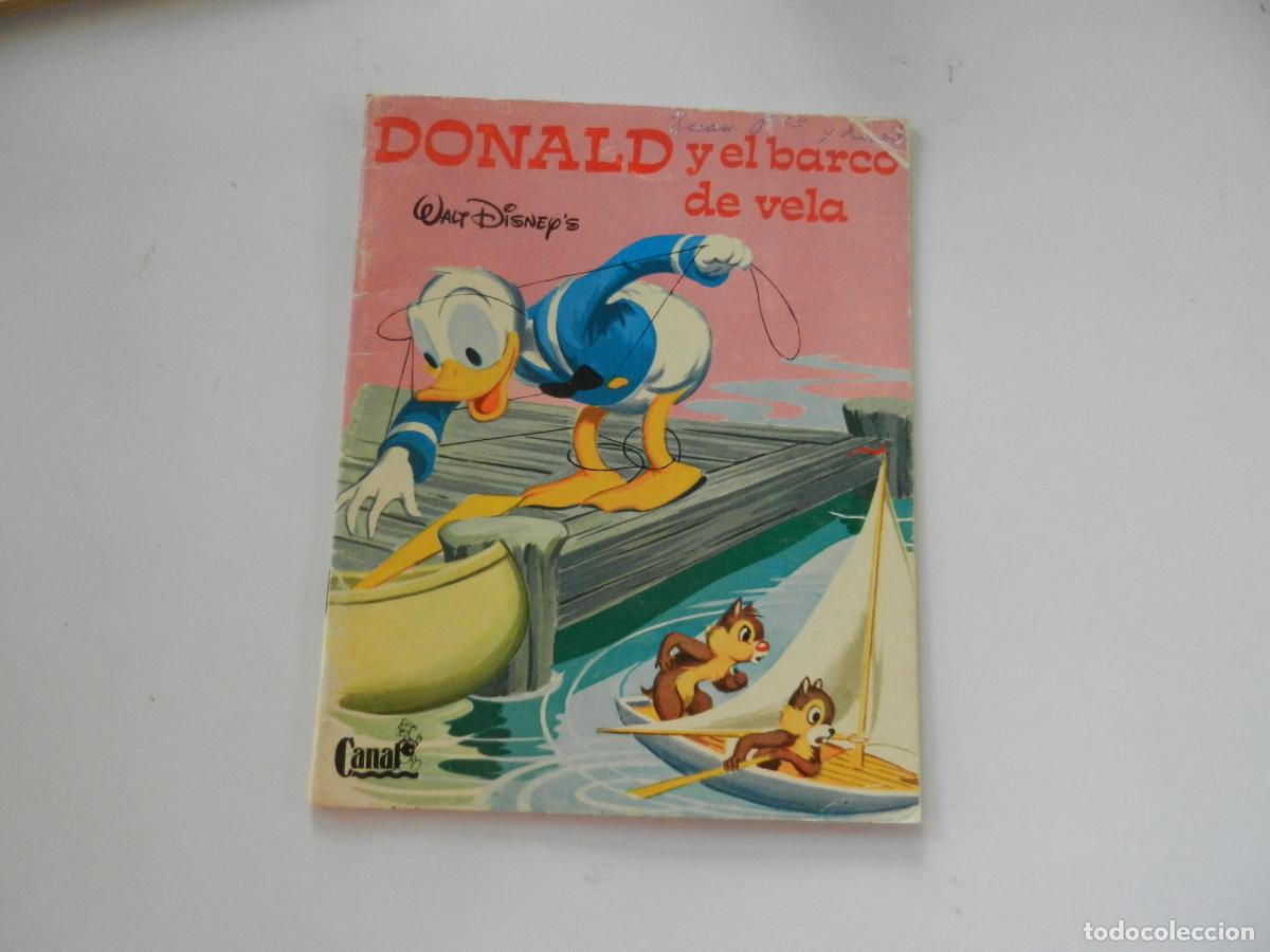 Libros de segunda mano: DONALD Y EL BARCO DE VELA - CANAL - PEQUE&Ntilde;OS LIBROS DE PLATA N&ordm; 6 - WALT DISNEY 1981.