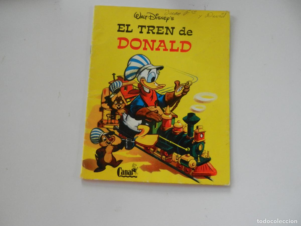 Libros de segunda mano: EL TREN DE DONALD - CANAL - PEQUE&Ntilde;OS LIBROS DE PLATA N&ordm; 1 - WALT DISNEY 1981.