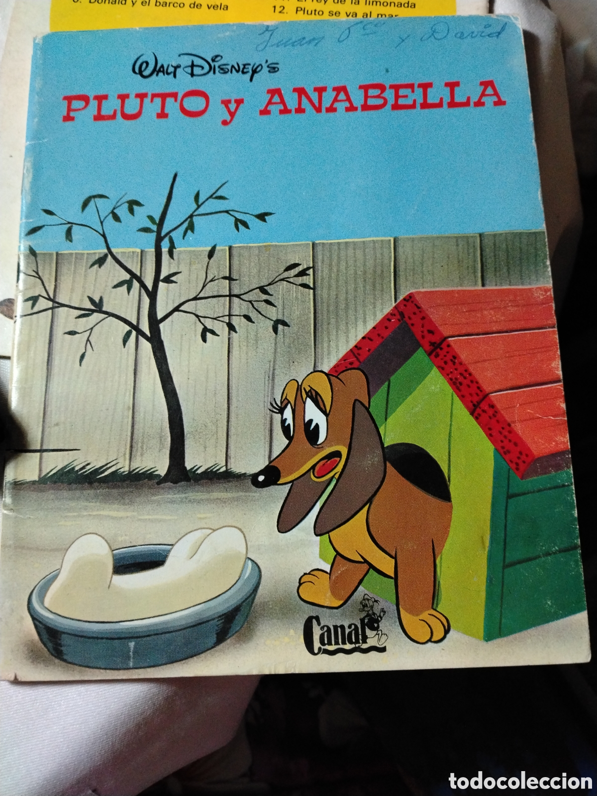 Libros de segunda mano: PLUTO Y ANABELLA - CANAL - PEQUE&Ntilde;OS LIBROS DE PLATA N&ordm; 2 - WALT DISNEY 1981.