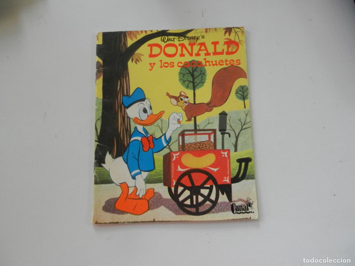 Libros de segunda mano: DONALD Y LOS CACAHUETES - CANAL - PEQUE&Ntilde;OS LIBROS DE PLATA N&ordm; 8 - WALT DISNEY 1981.