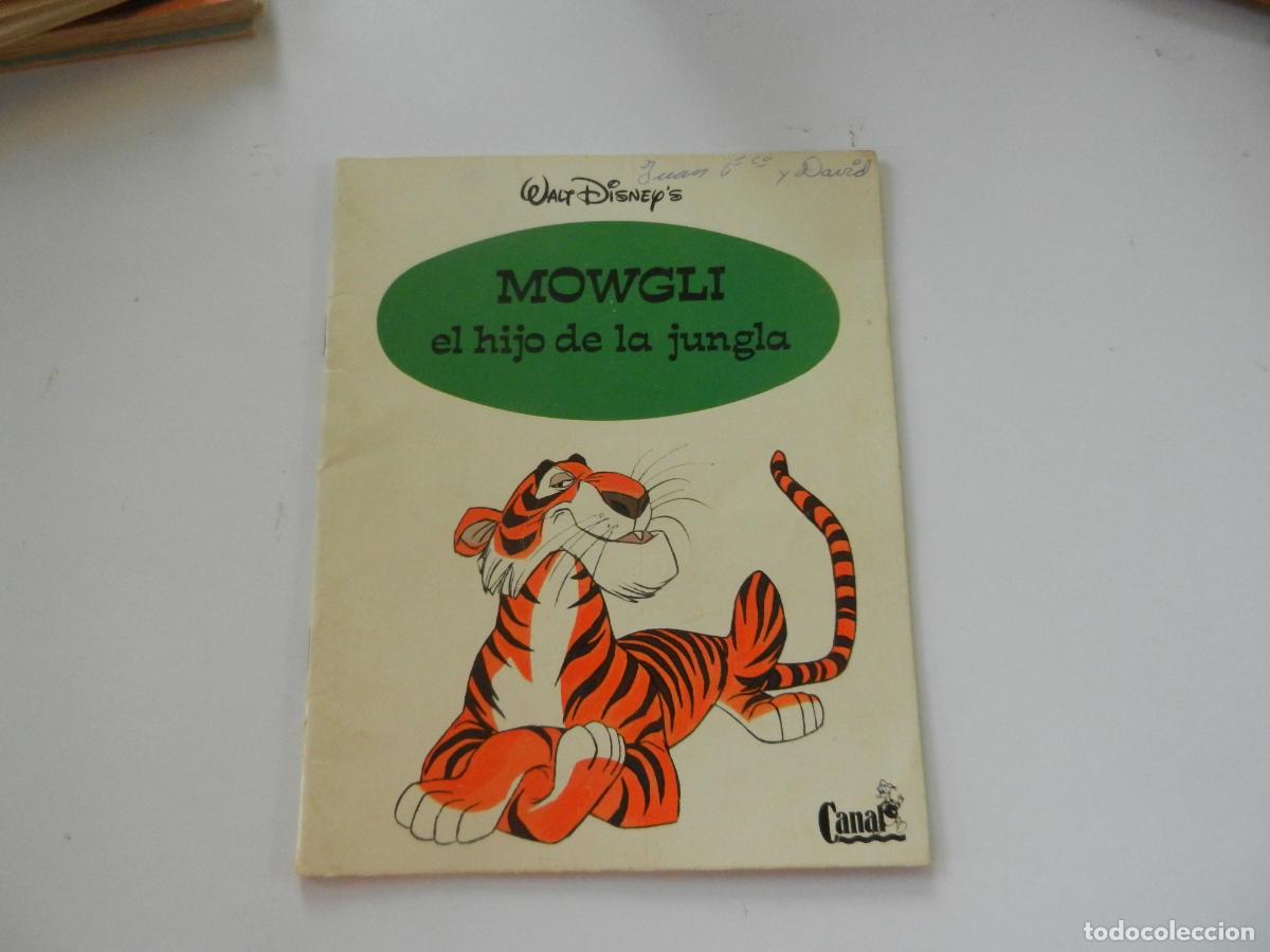 Libros de segunda mano: MOWGLI EL HIJO DE LA JUNGLA - CANAL - PEQUE&Ntilde;OS LIBROS DE PLATA N&ordm; 3 - WALT DISNEY 1981.