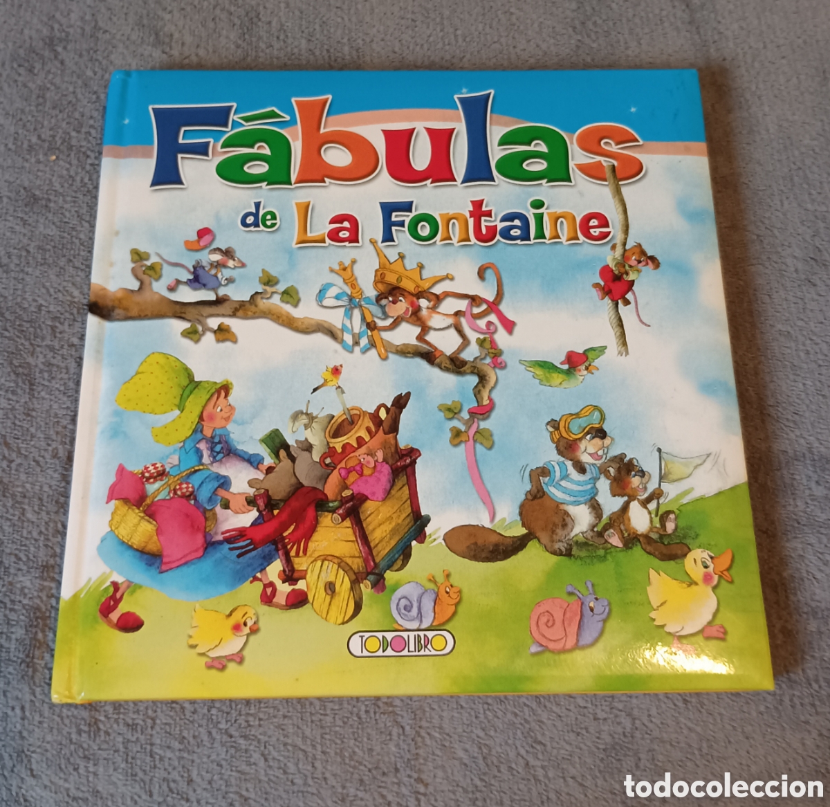 Libros de segunda mano: SIN USAR Libro infantil F&Aacute;BULAS DE LA FONTAINE. Todolibro Ediciones, S.A. Ilustrado por Marif&eacute; Glez.