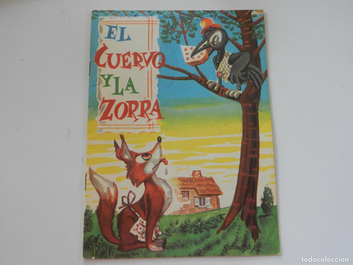 Libros de segunda mano: EL CUERVO Y LA ZORRA - PRINCIPIOS INFANTILES N&ordm; 3 - EDITORIAL VASCO AMERICANA 1975.