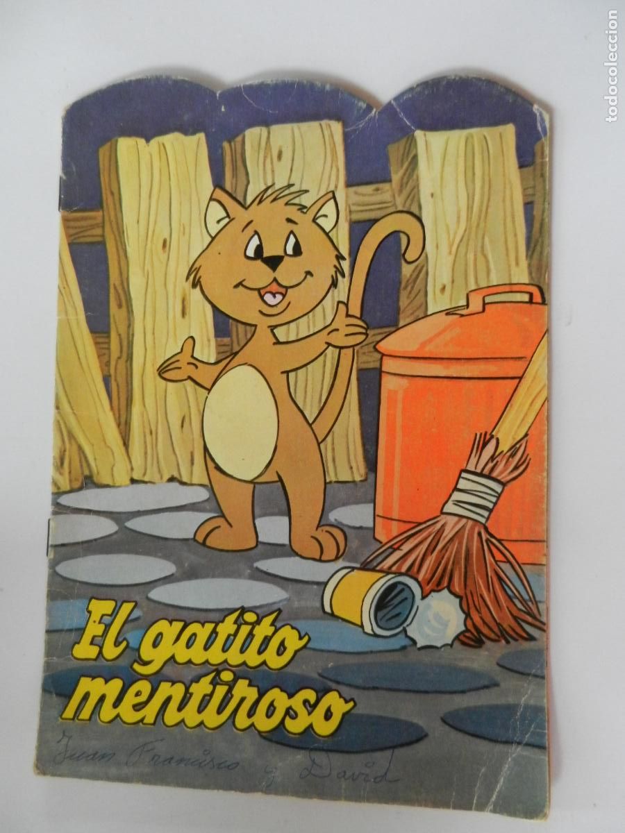 Libros de segunda mano: EL GATITO MENTIROSO - COLECCI&Oacute;N TROQUELADOS FA N&ordm; 28 - EDICIONES ALONSO 1980.