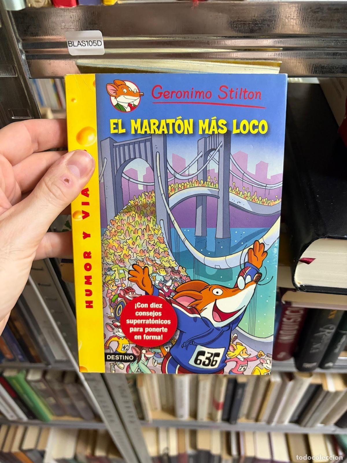 Libros de segunda mano: BLAS105D - Geronimo Stilton - El marat&oacute;n m&aacute;s loco - Destino