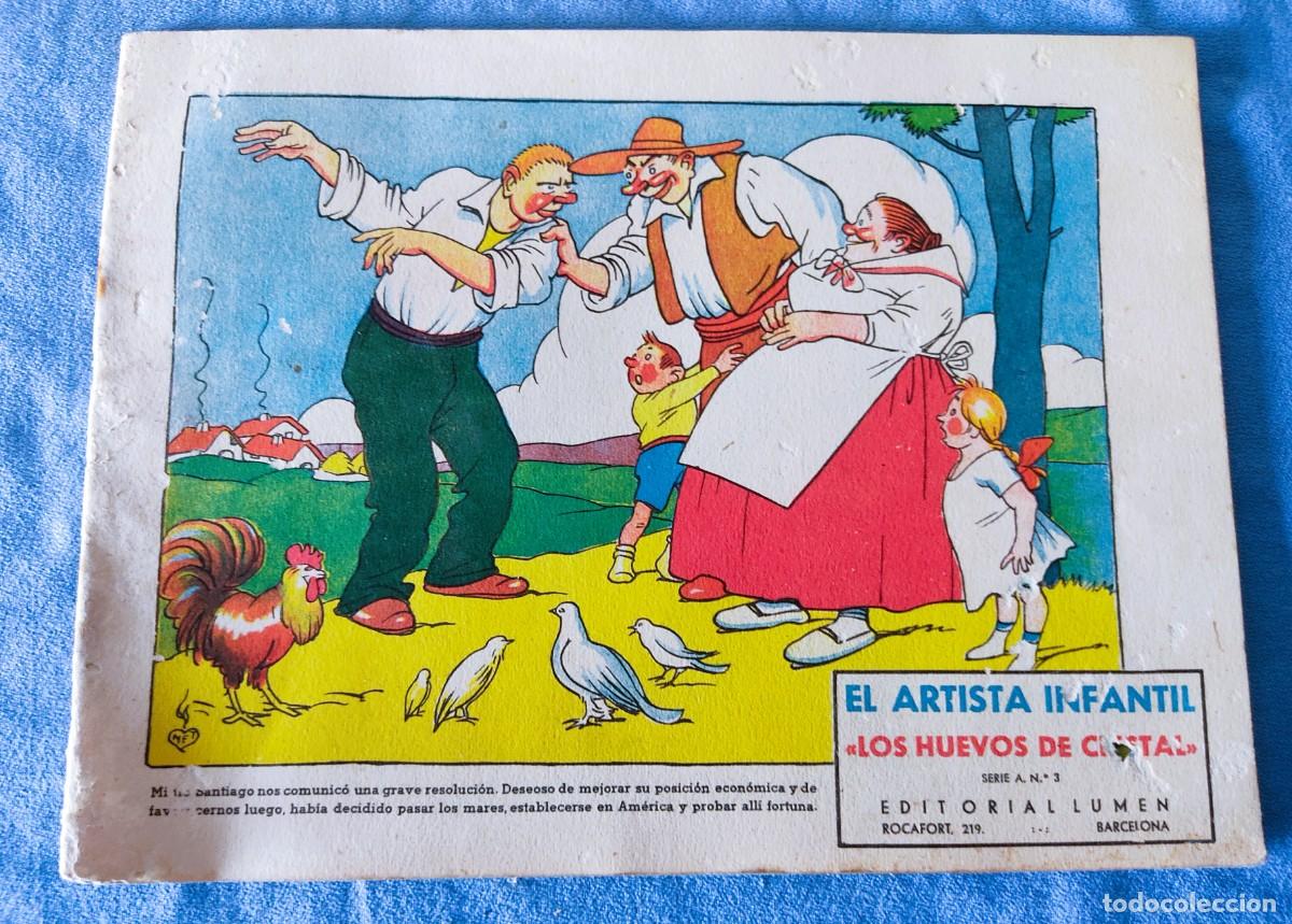 Libros de segunda mano: LOS HUEVOS DE CRISTAL EL ARTISTA INFANTIL SERIE A N&ordm; 3 EDITORIAL LUMEN ORIGINAL