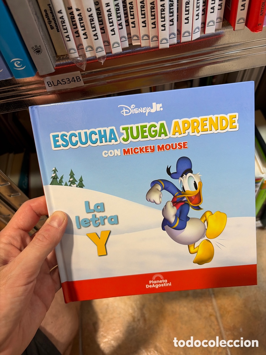 Libros de segunda mano: Blas34B Escucha juega, aprende Walt Disney, Mickey Mouse, pato Donald la letra Y