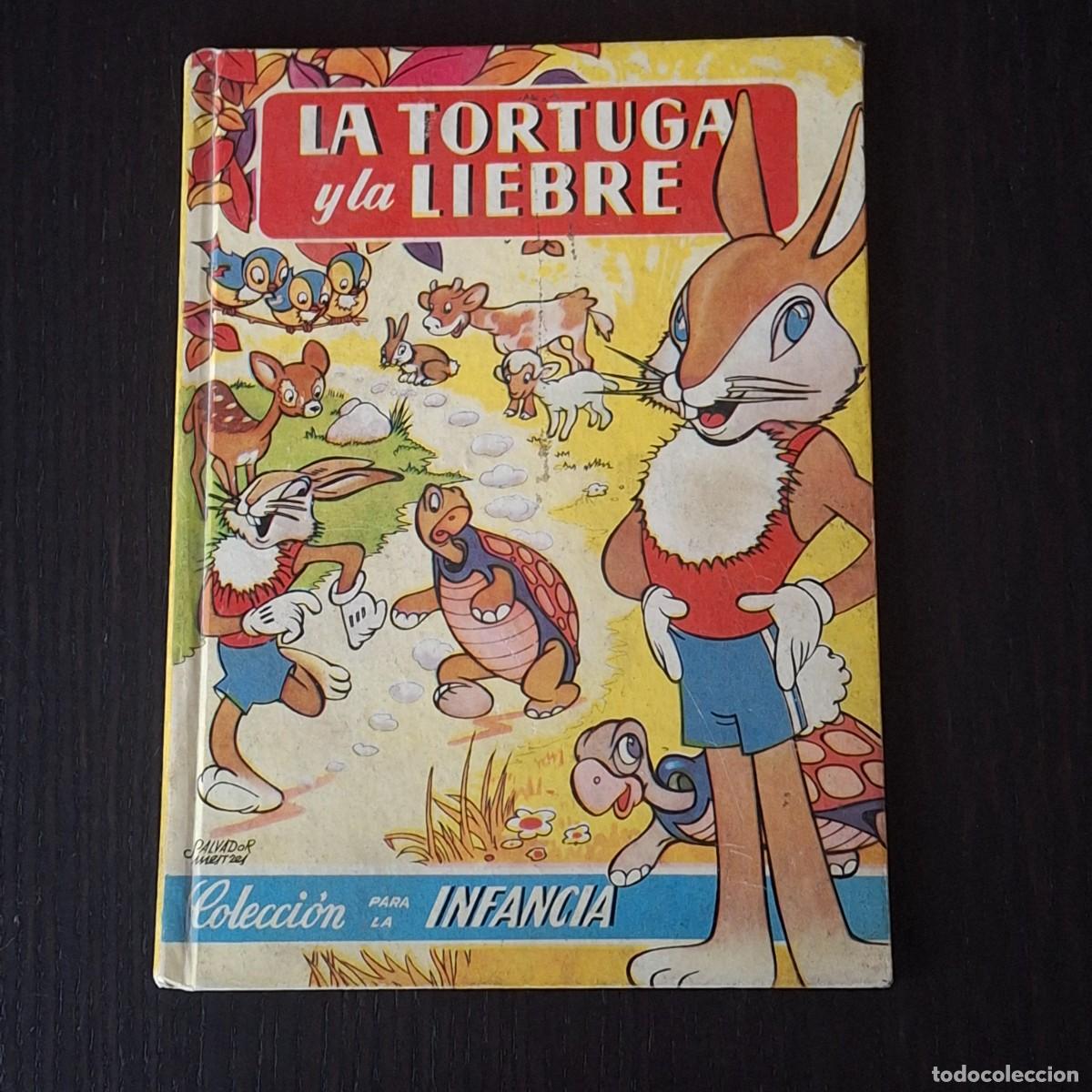 Libros de segunda mano: LA TORTUGA Y LA LIEBRE - COLECCION PARA LA INFANCIA - CUENTO INFANTIL EDITORIAL BRUGUERA