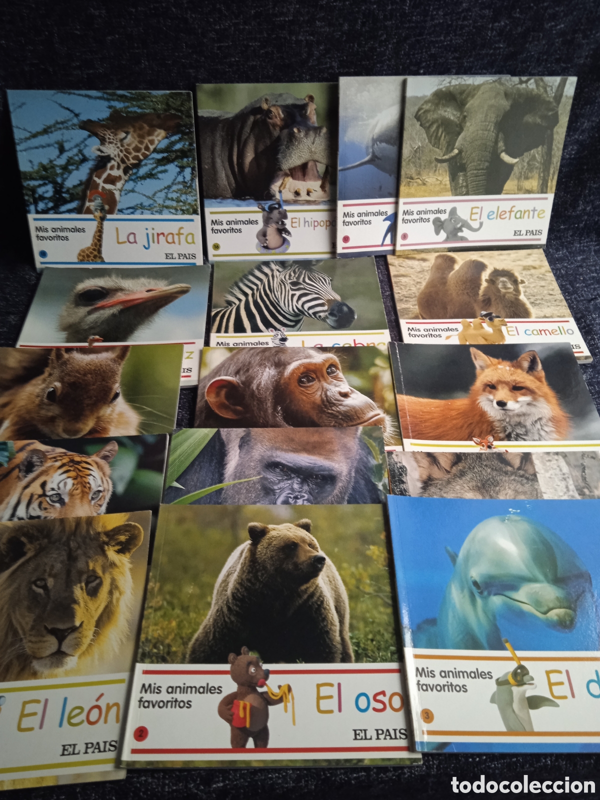 Libros de segunda mano: MIS ANIMALES FAVORITOS , LOTE DE 16 EJEMPLARES /Edita: EL PAIS