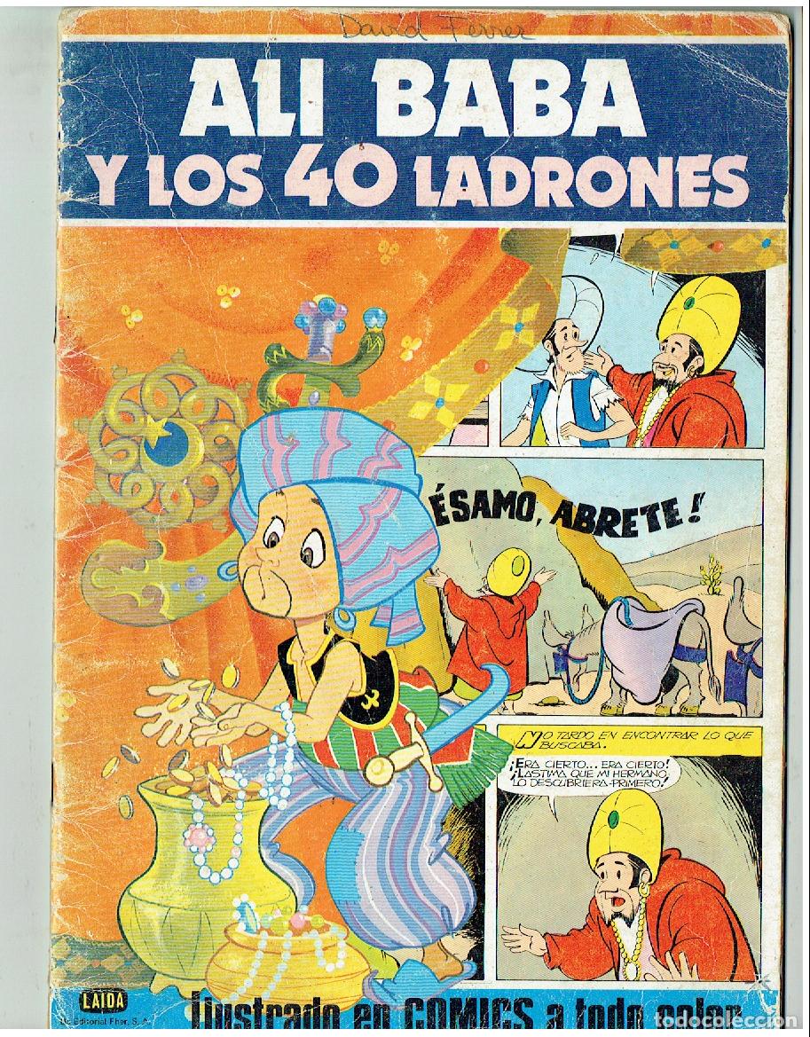 Libros de segunda mano: AL&Iacute; BABA Y LOS 40 LADRONES. LAIDA. ILUSTRADO A TODO COLOR. FHER, 1974. (Z/C9. RUM)