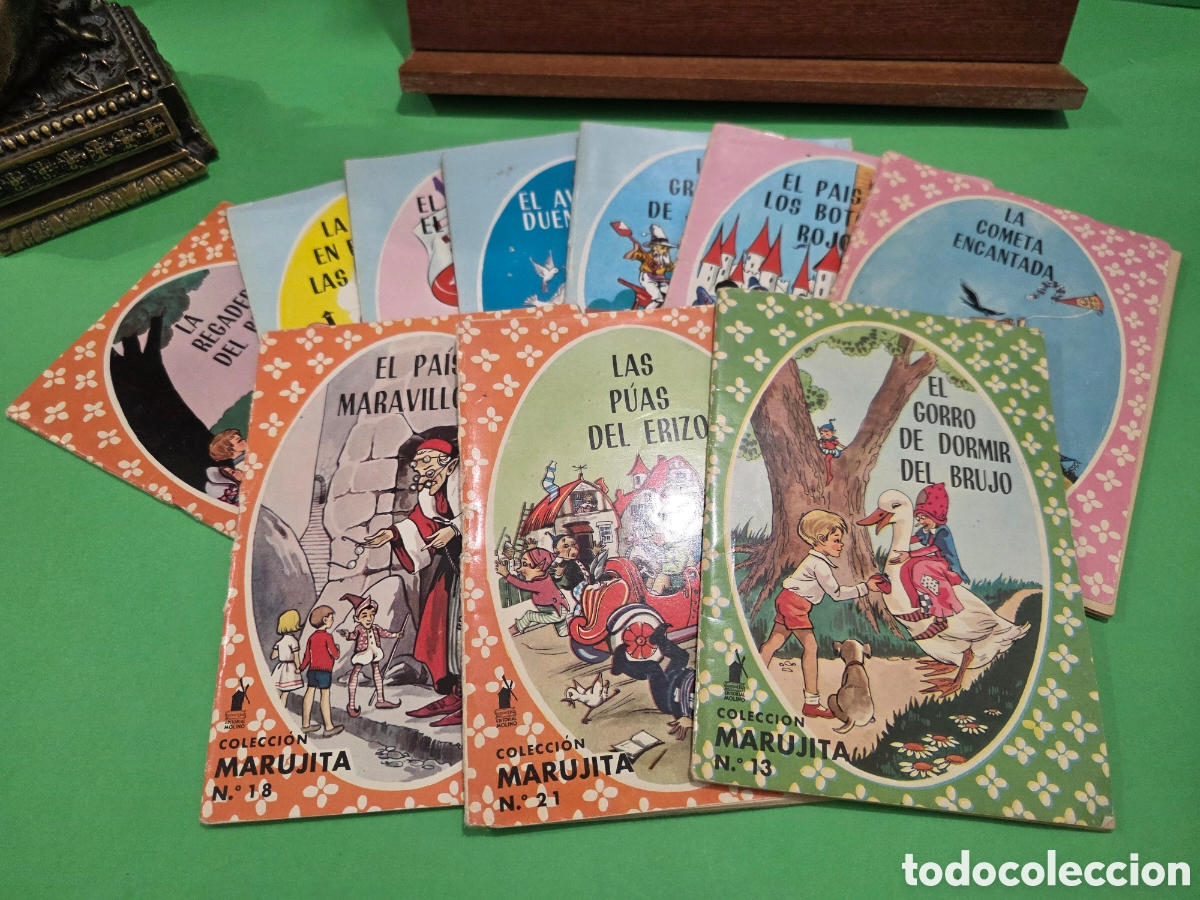 Libros de segunda mano: &rdquo;&rdquo;LOTE DE 10 ANTIGUOS CUENTOS...COLECCI&Oacute;N MARUJITA&rdquo;&rdquo;...EDITORIAL MOLINO...A&Ntilde;OS 60...