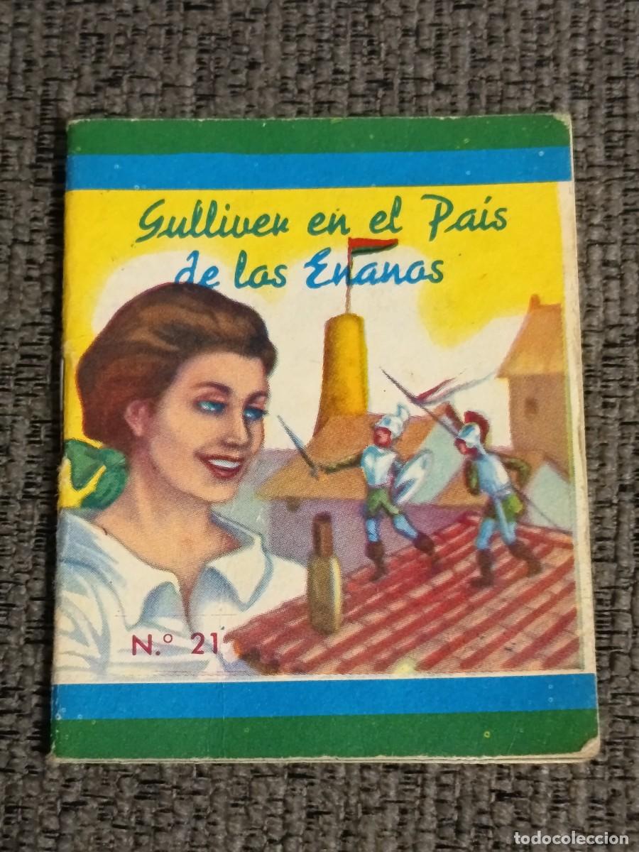Libros de segunda mano: CUENTO MINIATURA &rdquo; GULLIVER EN EL PAIS DE LOS ENANOS &rdquo; N&deg;21 EDITORIAL FHER 1960