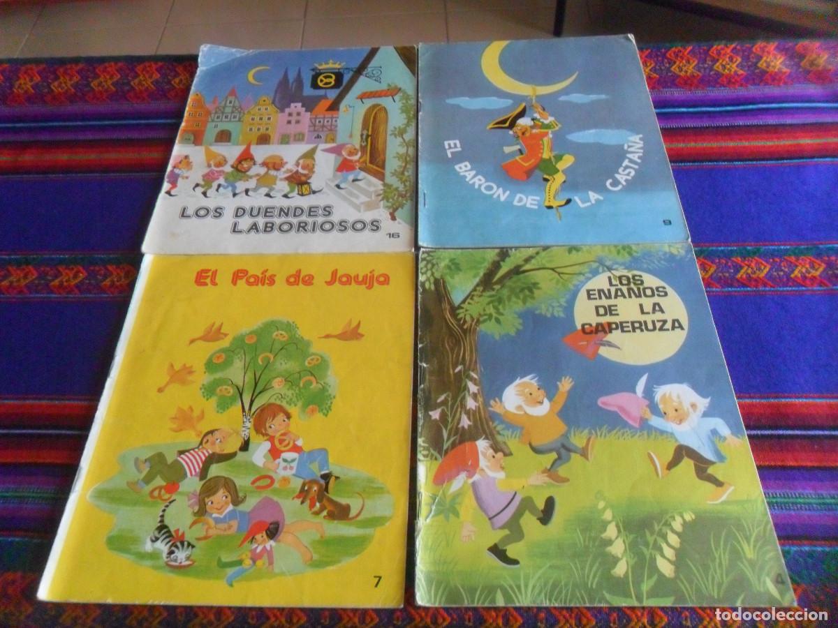 Second hand books: ALBUMS CL&Aacute;SICOS ROMA 4 LOS ENANOS DE CAPERUZA 7 EL PA&Iacute;S JAUJA 9 BAR&Oacute;N CASTA&Ntilde;A 16 DUENDES LABORIOSOS