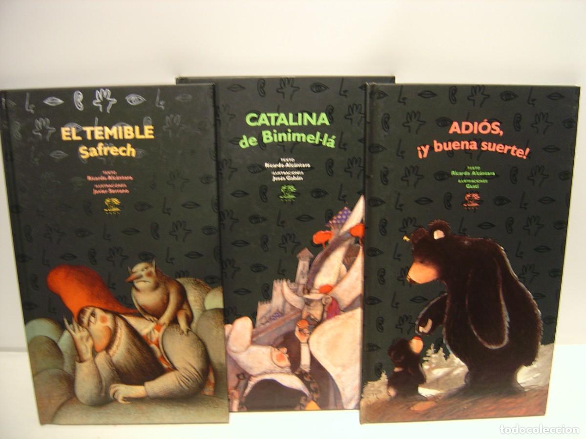Second hand books: TRES T&Iacute;TULOS CON LOS CINCO SENTIDOS -IL. JAVIER SERRANO - JES&Uacute;S GAB&Aacute;N - GUSTI- AURA 1992 1&ordf; ED.