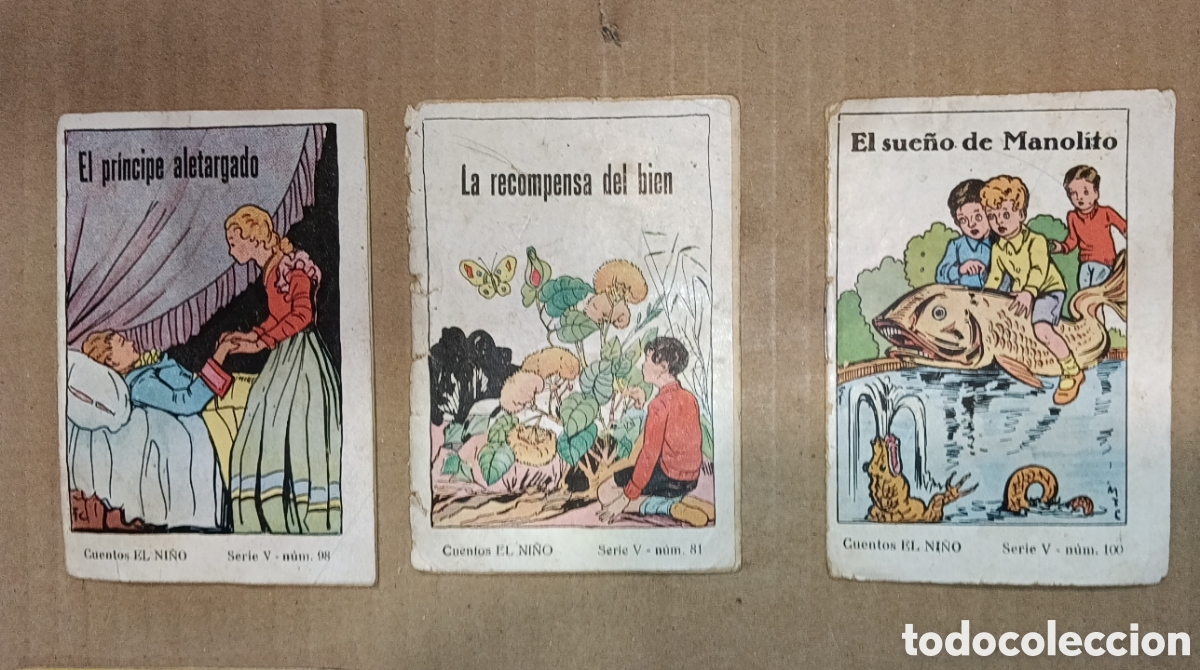 Libri di seconda mano: LOTE 3 CUENTOS EL NI&Ntilde;O
