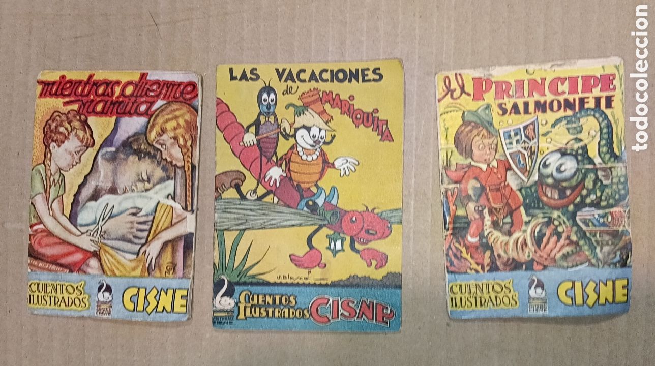 Second hand books: LOTE 3 CUENTOS ILUSTRADOS EL CISNE
