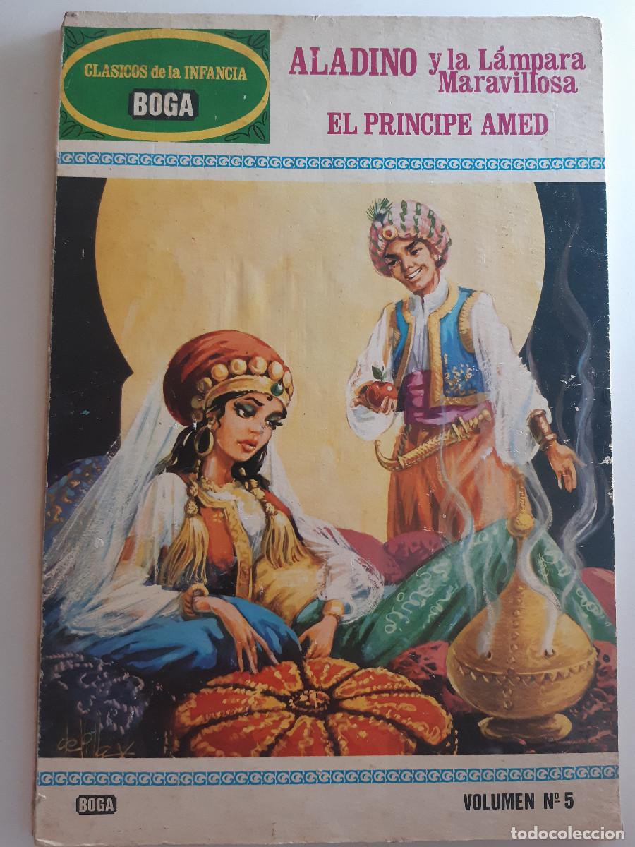 Livres d'occasion: ALADINO Y LA LAMPARA MARAVILLOSA EL PRINCIPE AMED VOL 5 BOGA 1972 ILUSTRADCION JAVIER DE VILLA
