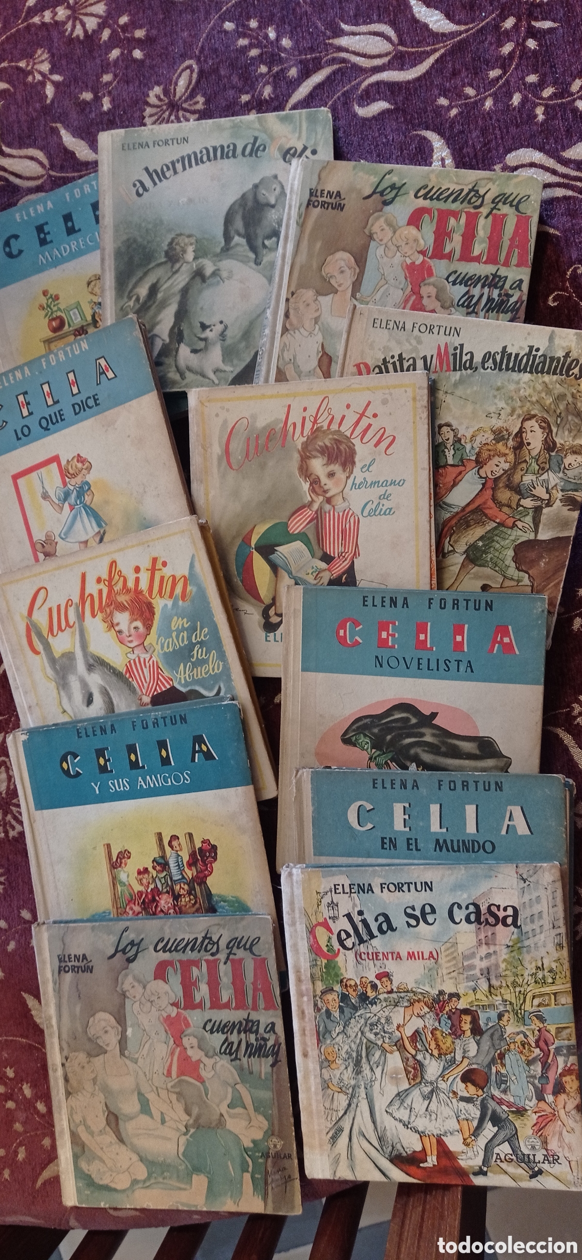Second hand books: 12 Libros vintage Elena Fort&uacute;n