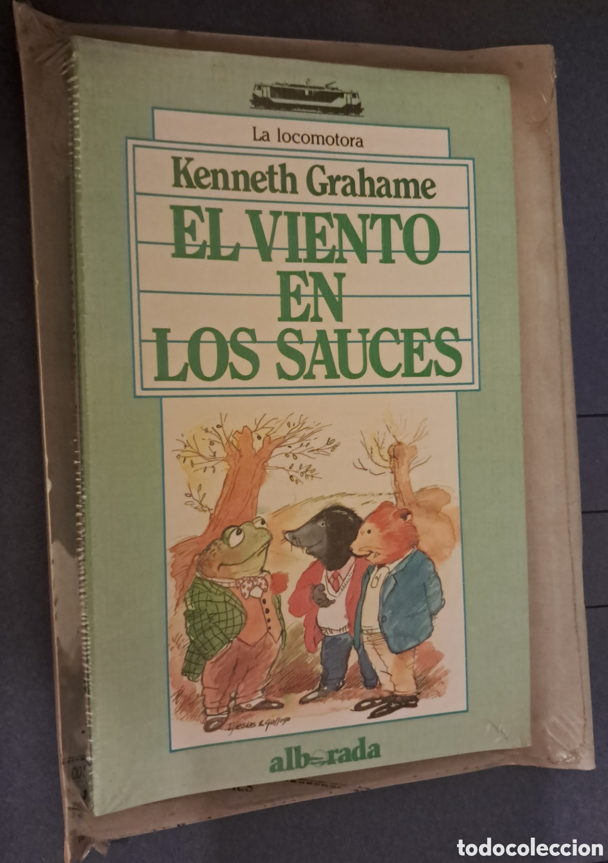 Livres d'occasion: Kenneth Grahame. El viento en los sauces. Libro y cuaderno. Ed.Alborada, col. La locomotora a&ntilde;os 80