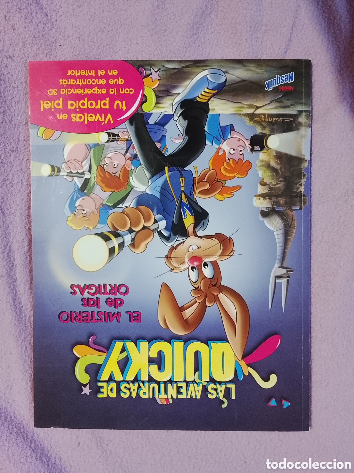 Libros de segunda mano: Libro Quicky Nesquik &ndash; El misterio de las ortigas &ndash; Colecci&oacute;n 3D