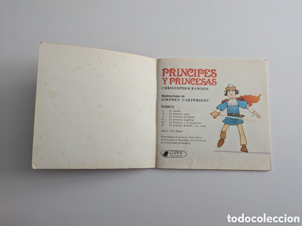 Libros de segunda mano: Pr&iacute;ncipes y princesas- Relatos tradicionales - Cliper - Foto 2