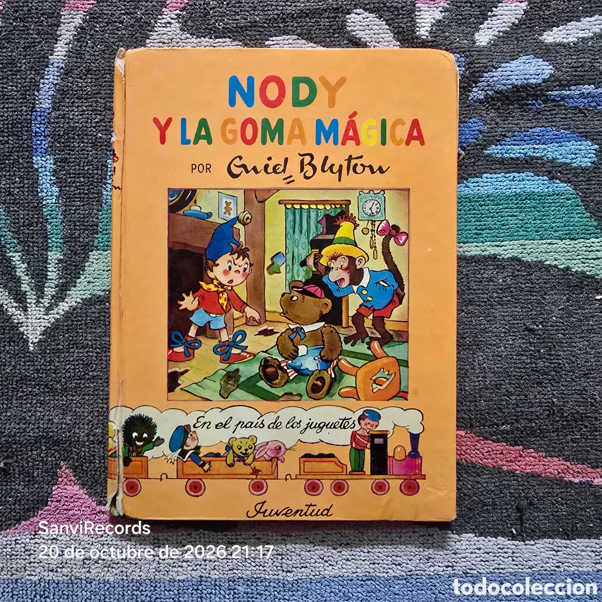 Libros de segunda mano: TELE NODY EN EL PA&Iacute;S DE LOS JUGUETES 4: NODY Y LA GOMA M&Aacute;GICA (ENID BLYTON) (JUVENTUD)