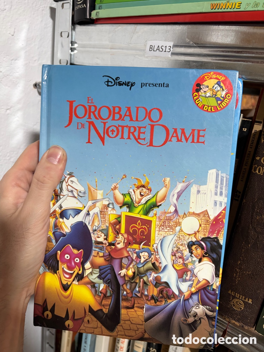 Libros de segunda mano: BLAS13 Disney presenta EL JOROBADO de NOTRE DAME club del libro