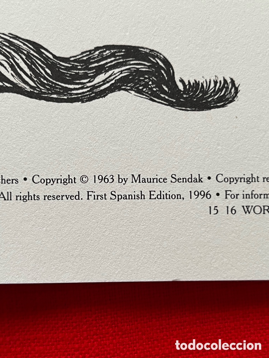Libros de segunda mano: Libro Donde viven los monstruos - Maurice Sendak - Foto 3