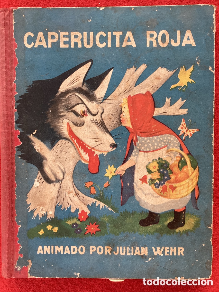Libros de segunda mano: Caperucita Roja cuento animado por Juli&aacute;n Wehr