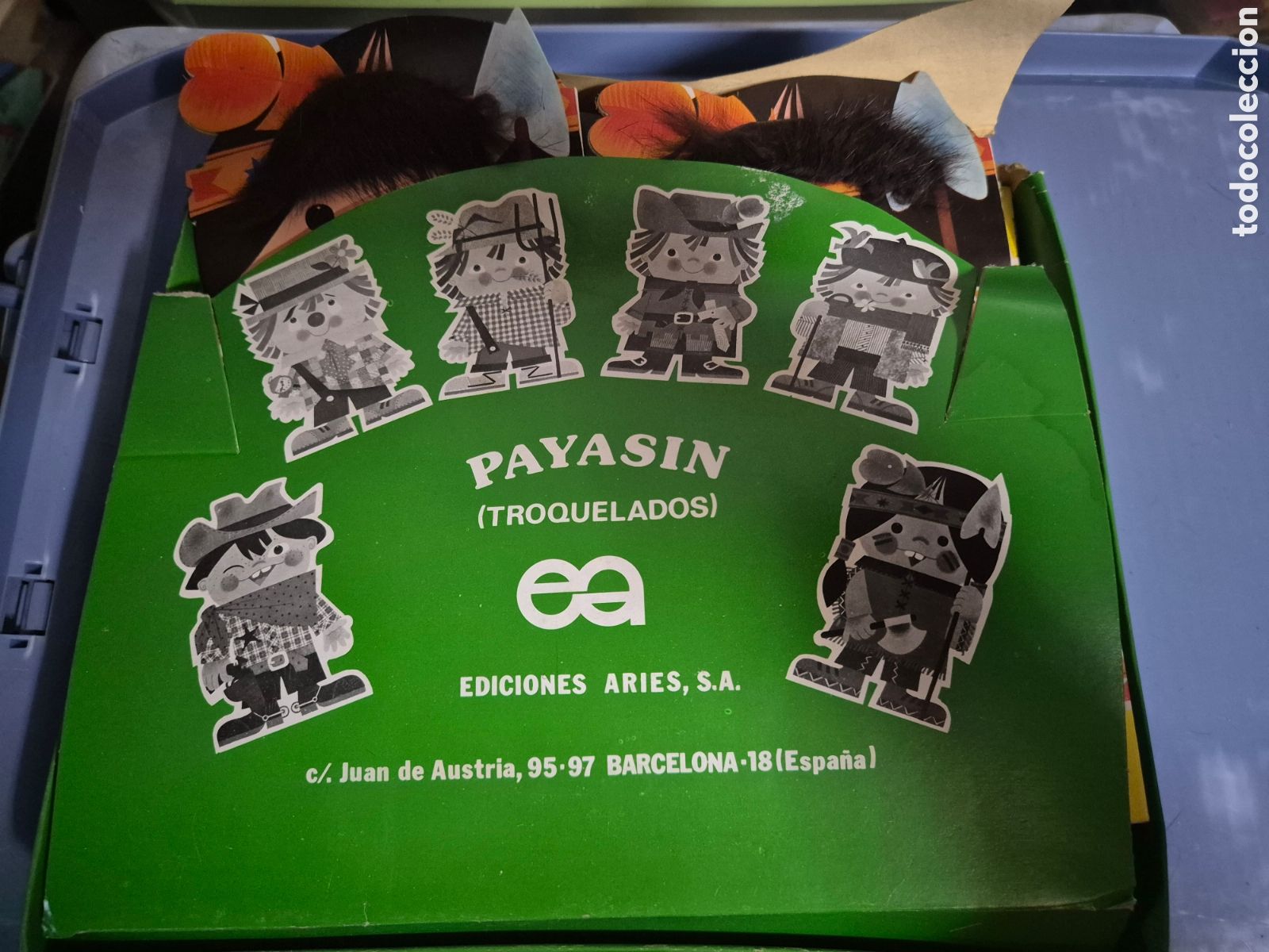 Libros de segunda mano: CUENTOS TROQUELADOS CON PELO PAYASIN COMPLETA CON EN SU CAJA