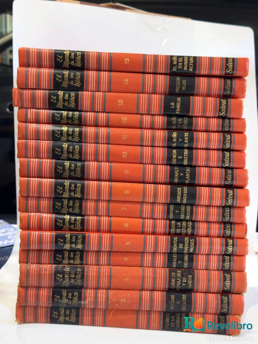 Libros de segunda mano: Lote El mundo de los ni&ntilde;os 15 libros - Varios autores