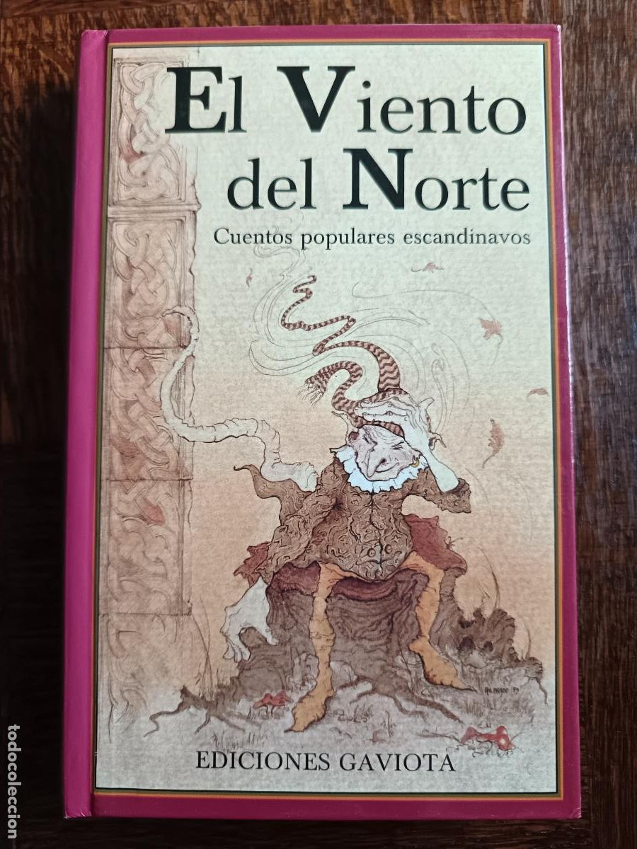 Libros de segunda mano: El viento del Norte. CUENTOS POPULARES ESCANDINAVOS. Ed. Gaviota 1991 TAPA DURA, ILUSTRADO.