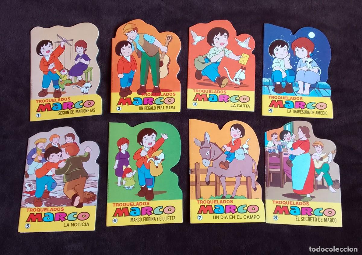 Libros de segunda mano: LOTE 8 CUENTOS TROQUELADOS MARCO. A&Ntilde;O 1977.