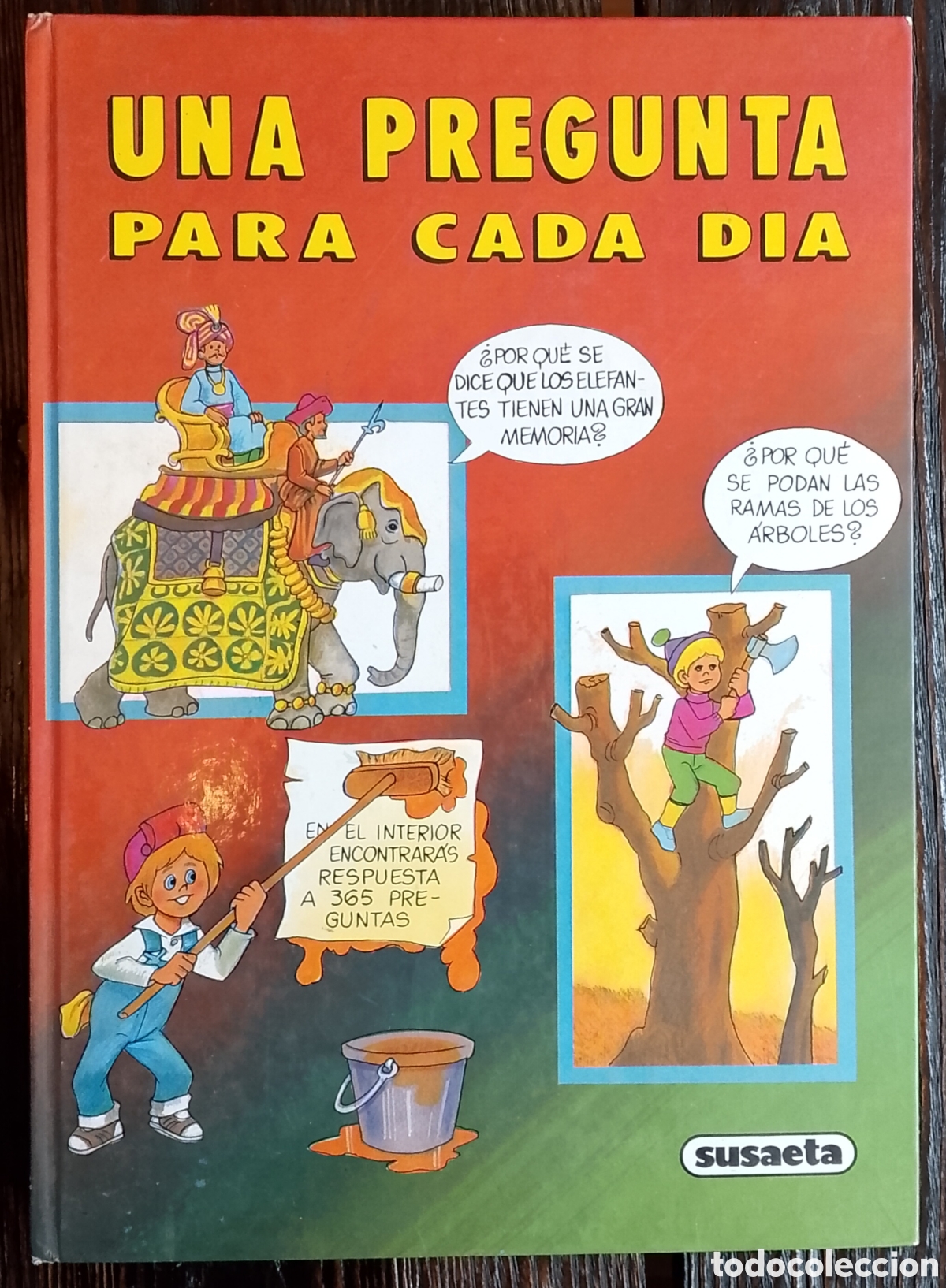 Libros de segunda mano: Libro Infantil Vintage &rdquo;Una Pregunta Para Cada D&iacute;a&rdquo; - Susaeta (1980)