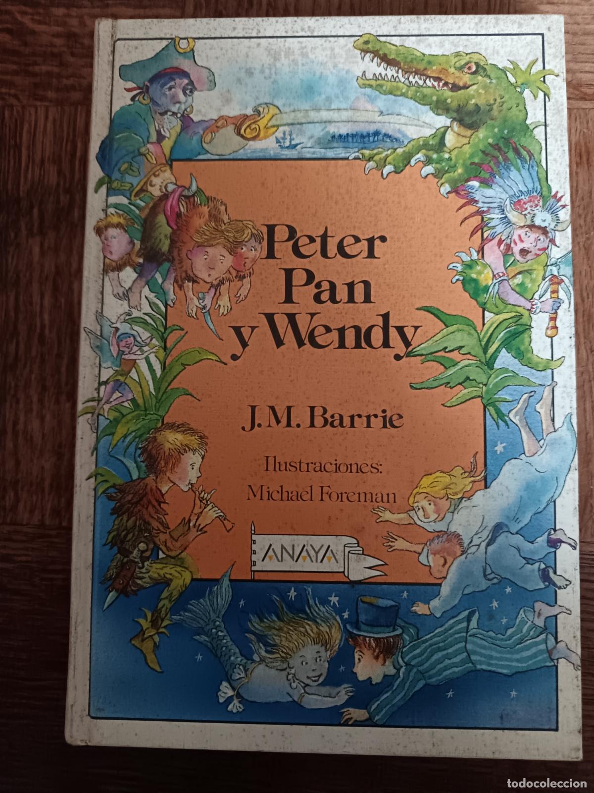 Libros de segunda mano: PETER PAN Y WENDY J.m. Barrie. Edici&oacute;n lujo Anaya. Laurin