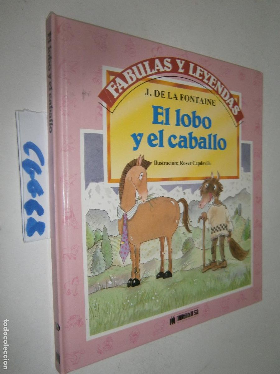 Libros de segunda mano: ANTIGUO CUENTO - EL LOBO Y EL CABALLO