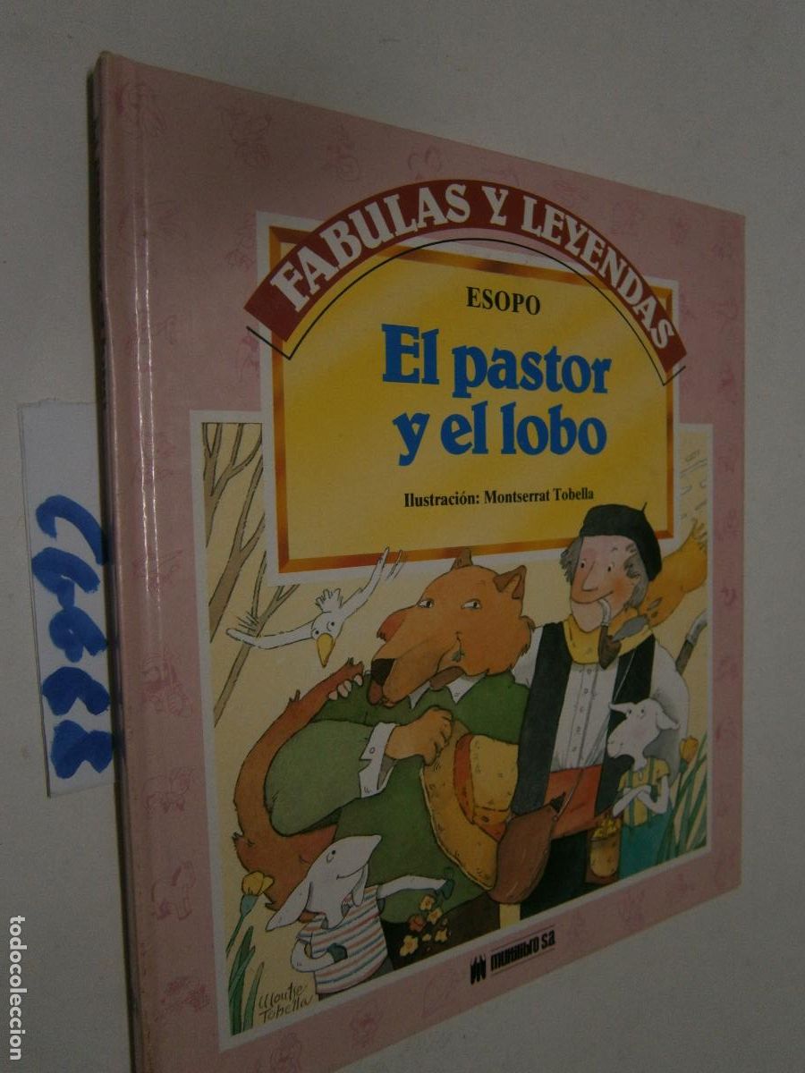Libros de segunda mano: ANTIGUO CUENTO - EL PASTOR Y EL LOBO