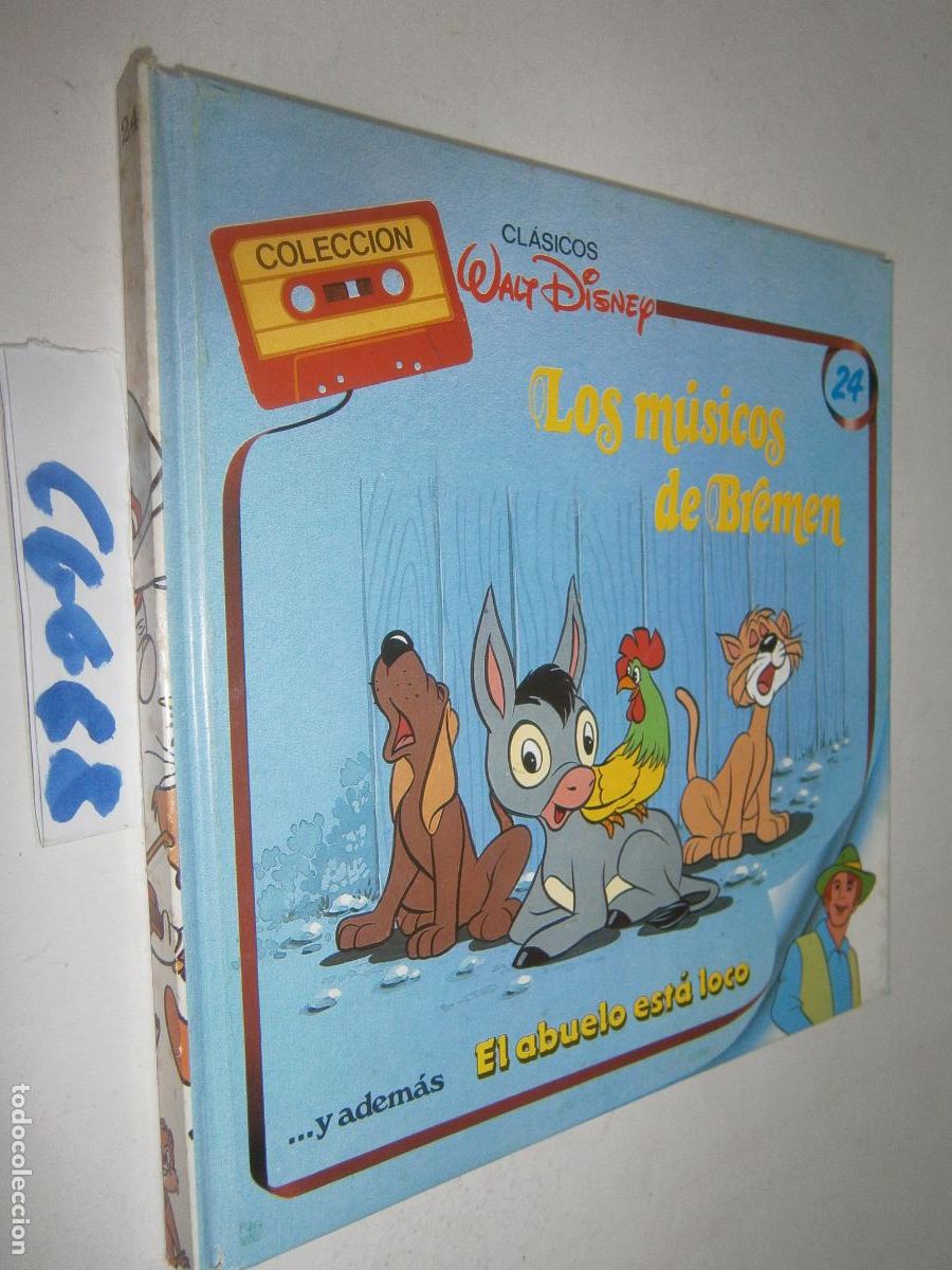 Libros de segunda mano: ANTIGUO CUENTO - LOS MUSICOS DE BREMEN/EL ABUELO ESTA LOCO